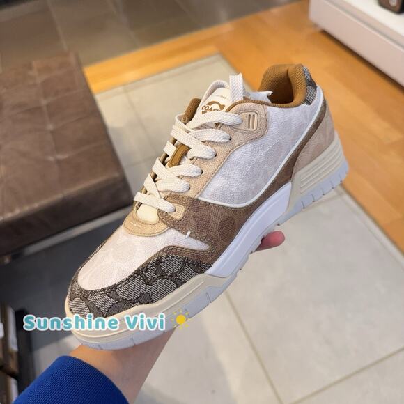 NWT Coach Men's Soho Sneaker In Mixed Signature CAQ11 us 7.5 - Picture 3 of 6